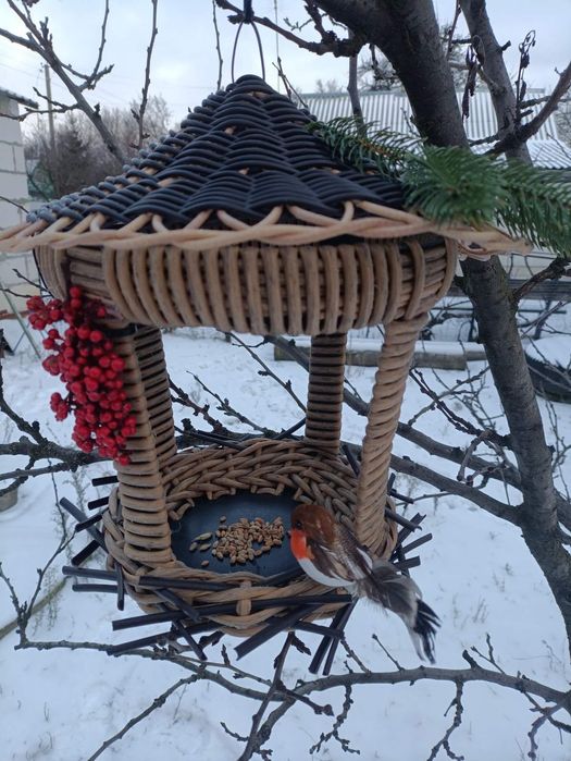 Кашпо з ротангу для квітів 5л-35л. Плетена корзина, підвісні кашпо.