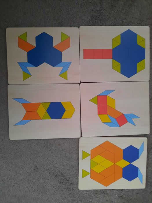 Układanka mozaika montessori