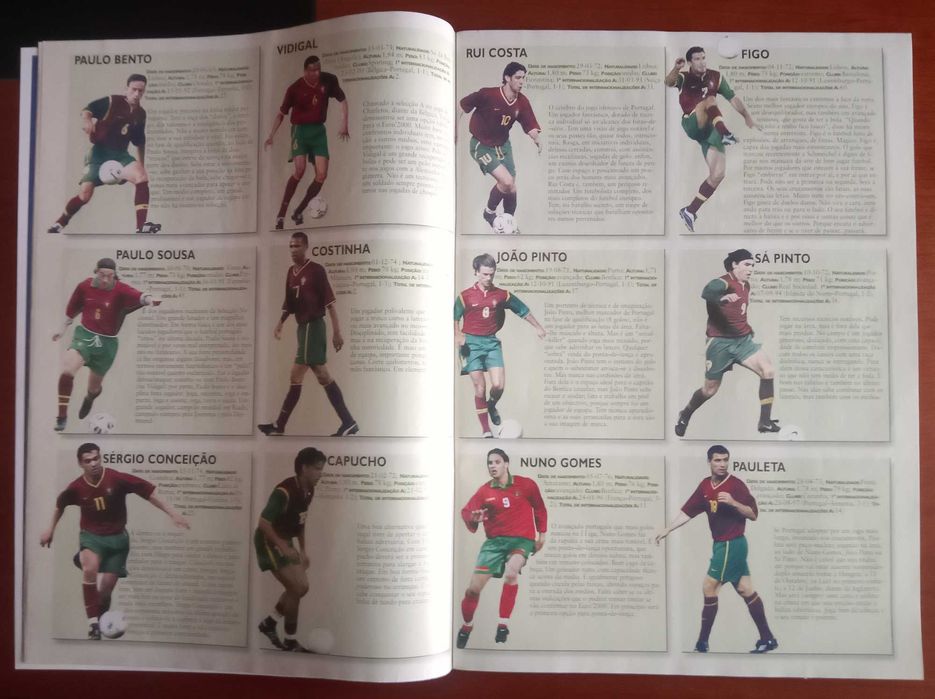 Revista do jornal o jogo de apresentação do europeu de futebol 2000