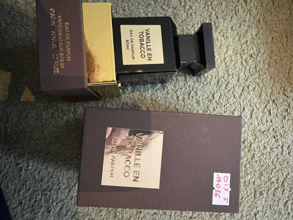 Perfumy Dubajskie Fragrance World VANILLE EN TOBACCO 80ml 17036