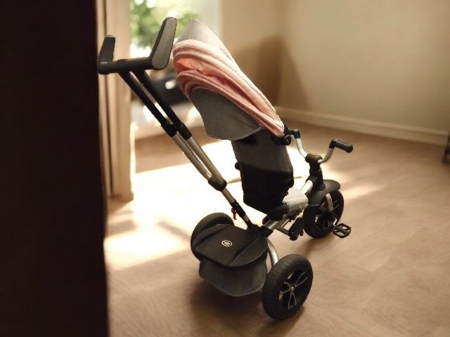 Дитячий триколісний велосіпед- коляска Turbo Trike M 4058