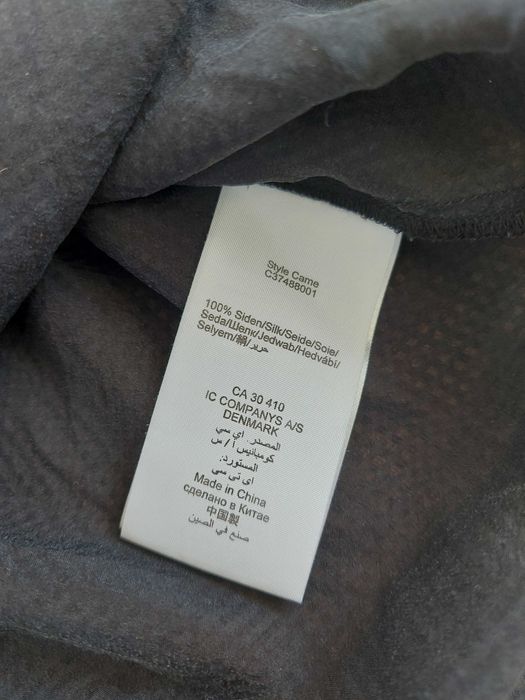 InWear czarna bluzka jedwabna damska, rozmiar L