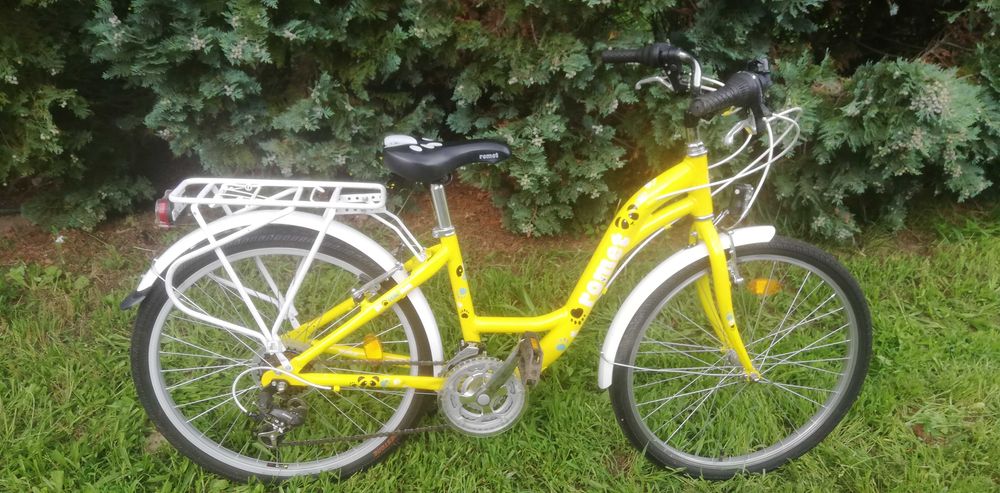 Rower Romet Panda 24 cale żółty/niższa cena Przeźmierowo • OLX.pl