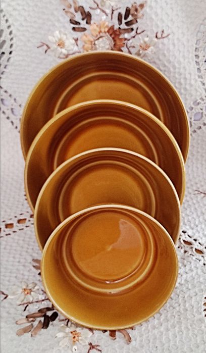 Zestaw misek Steingutwerk Torgau GDR , vintage