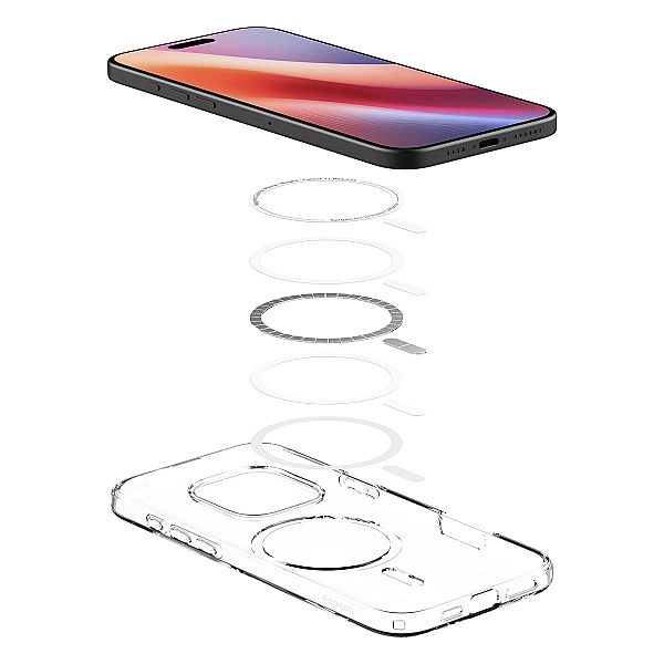 Etui Spigen Liquid Crystal Mag Magsafe Iphone 16 Pro Clear