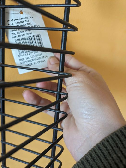 Estrutura para dvd's