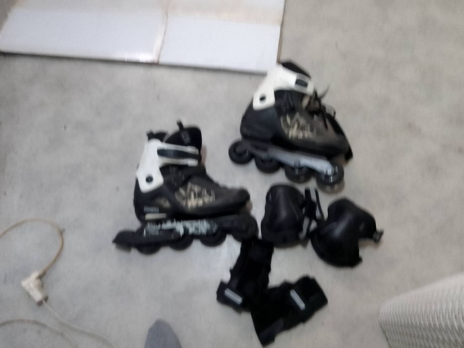 Rolki freeride rozm 46 + ochraniacze