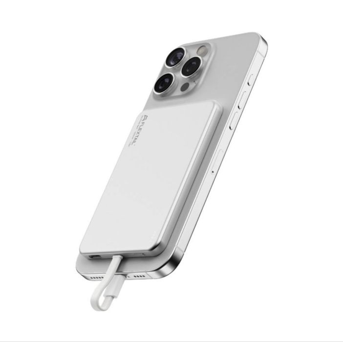 Зарядне УМБ Vollyc by Flextail powerbank Zero Power Metal 5000 mAh, 19, 25W, 1.6A / Павербанк / Powerbank / Nitecore Carbo / iPhone Apple