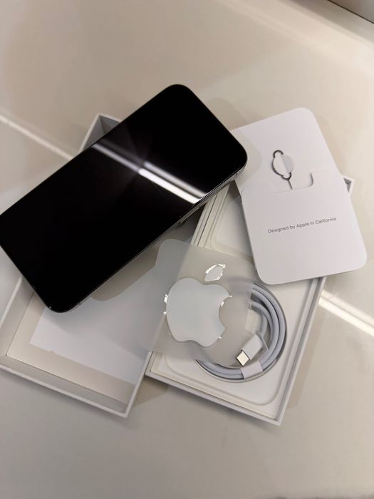 iPhone 15 Pro Max 1TB Natural Titanium Dual SIM – pełny zestaw