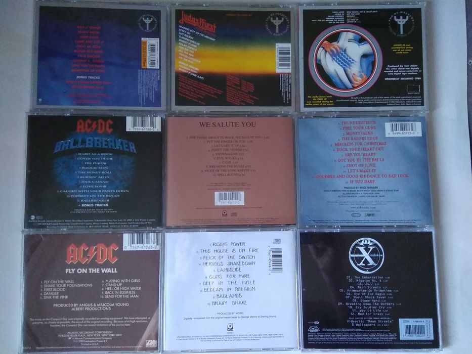 Judas Priest/Scorpions/White Lion/Blind Guardian/AC/DC/сд-диски.