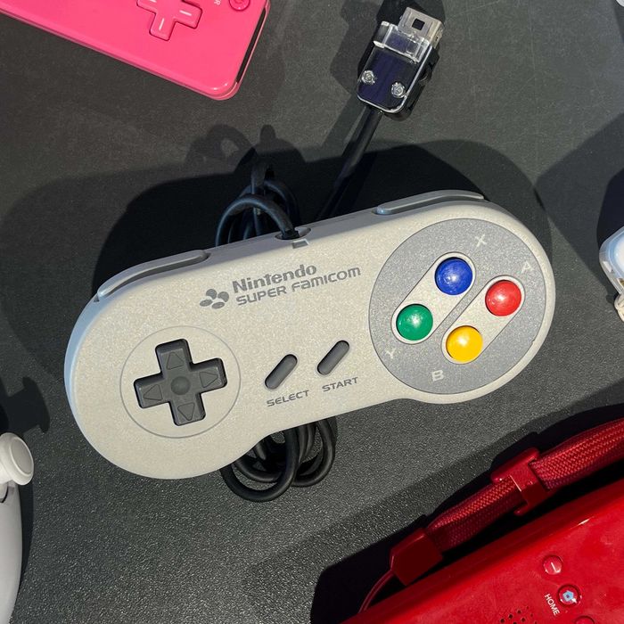 Геймпад Nintendo Wii RVL-005 Super Famicom SNES Classic Б/У Оригінал Контролер Віі в стилі СНЕС аксесуари Wii
