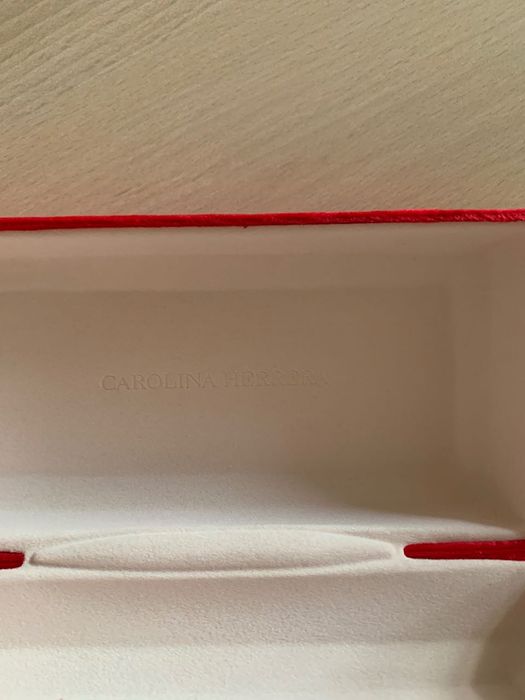 Etui na Okulary Carolina Herrera Welur Nowe