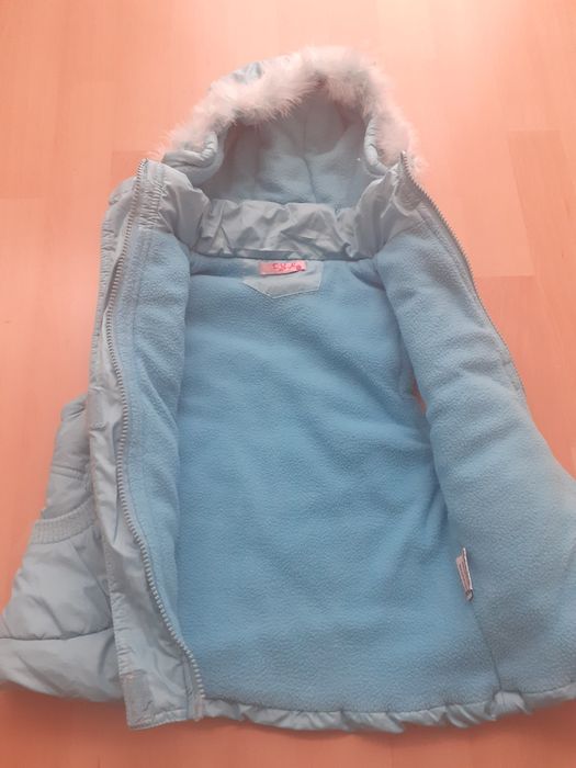 Kamizelka bezrękawnik dziewczęcy 110