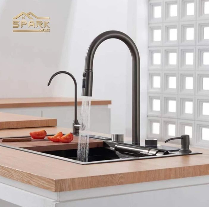 Мийка кухонна з нержавіючої сталі 304