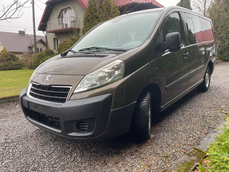 Peugeot Expert LONG 6 osób 2.0 128km 167tys km. Przebieg! Metalic klima