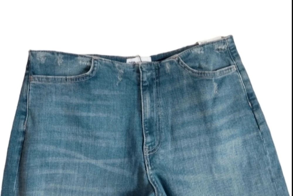 ZARA nowe jeansy wide legs M/L bawełna