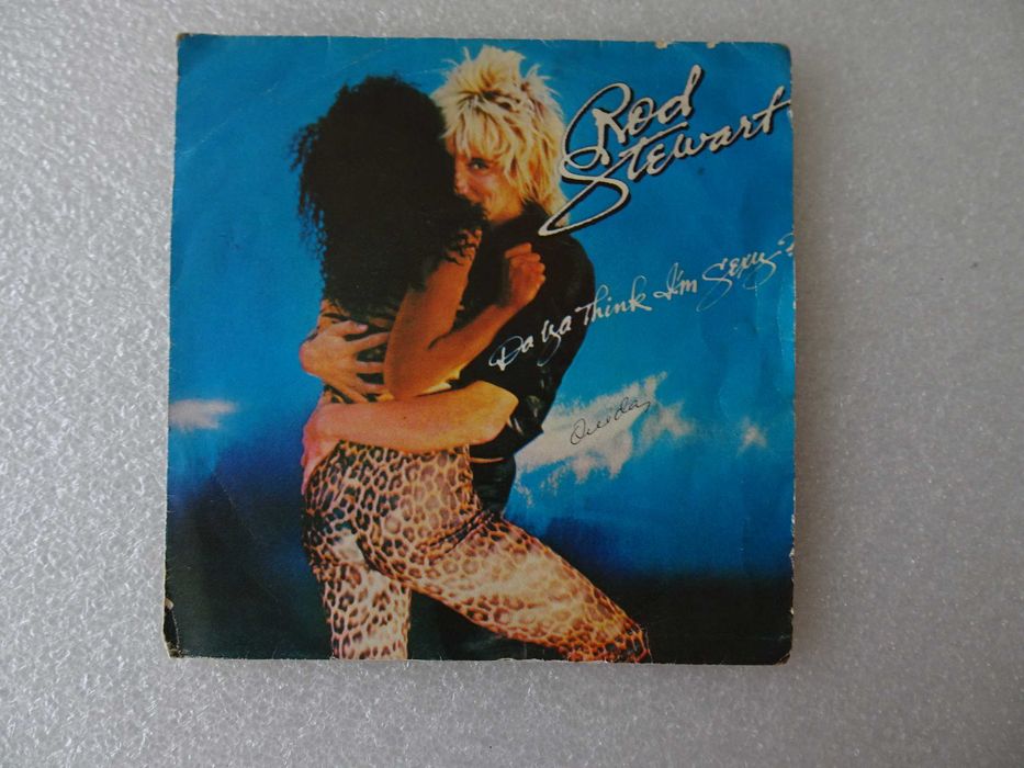 Disco single vinil - Rod Stewart - Da Ya Think I'm Sexy?