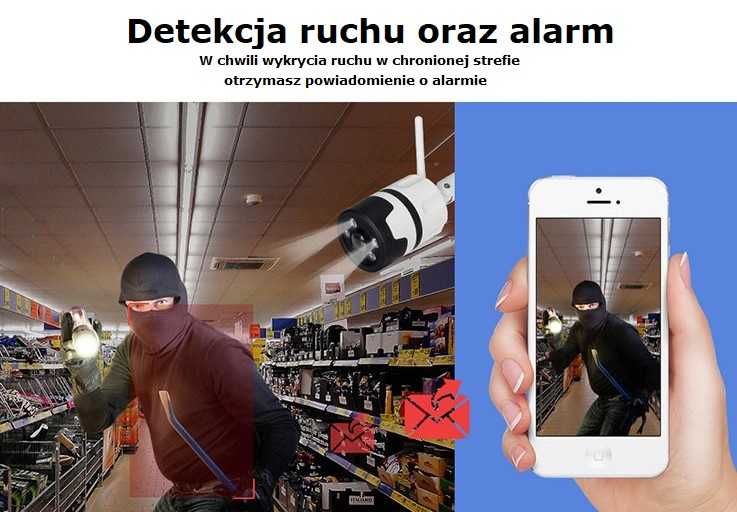 Kamera HD WIFI z aplikacją na telefon