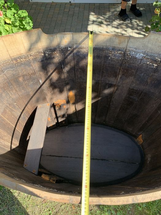 Купель, бочка дубова 138х85х112 для ДЕКОРУ