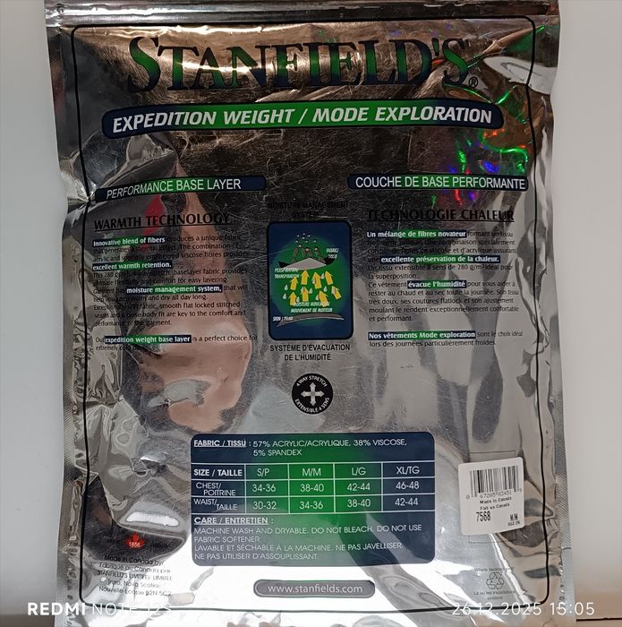 Термо підштаники.Канада.Орігінал.