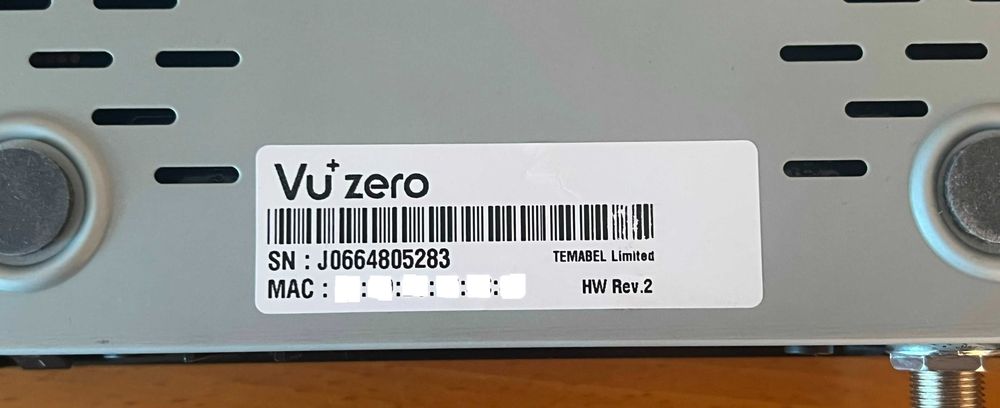 Dekoder satelitarny VU+ ZERO Rev.2  HD linux