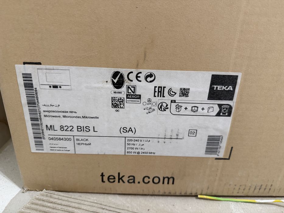 Microondas teka novo