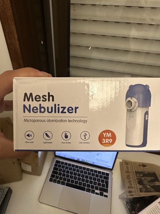 (NEGOCIAVEL) NOVO! Inalador Nebulizador