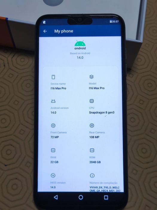 Go Smart I16 Max Pro 22GB/2TB
