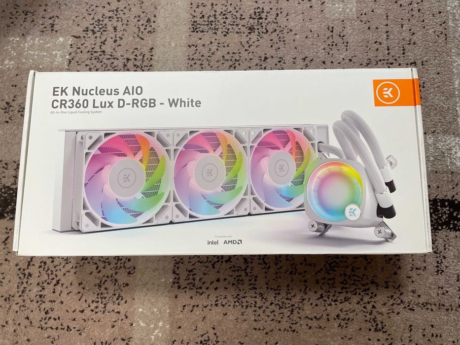 Система рідинного охолодження EKWB EK-Nucleus AIO CR360 Lux D-RGB White (CPU)