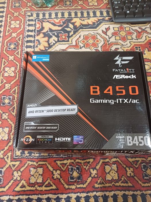 Zestaw mini itx 5600G, ASRock B450m itx box W10/11P Miłosław • OLX.pl