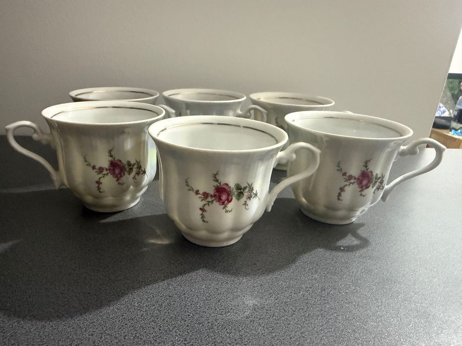 Zestaw kawowy porcelanowy Wałbrzych