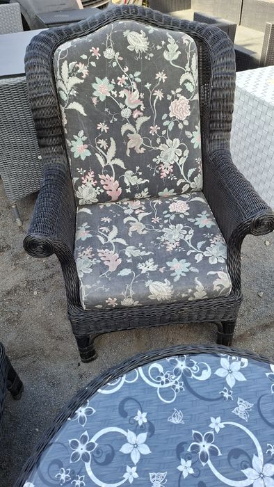 Zestaw ogrodowy rattanowy ratan balkon altanka ogród taras
