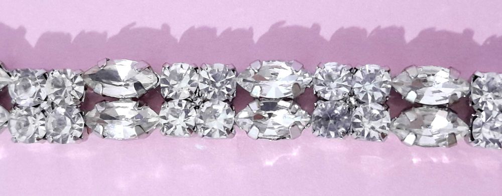 Choker prateado com pedras Zara (usado)