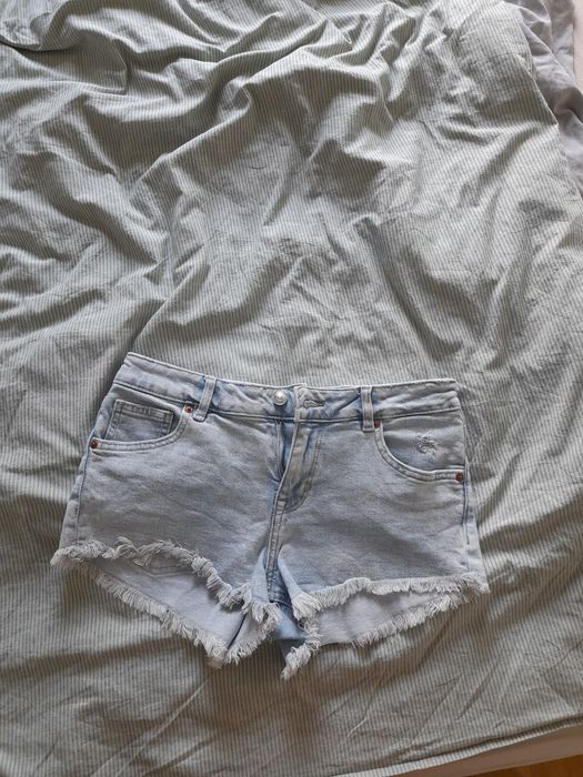 Krótkie spodenki szorty jeansowe hm 38