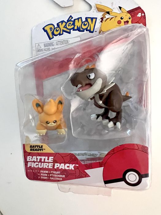 Pawmi + Tyrunt figurki Pokémon oryginalne