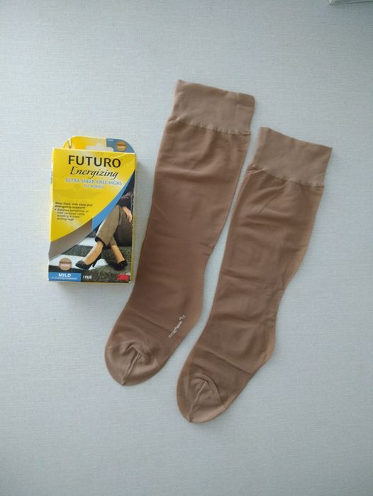 НОВЫЕ Компрессионные (р. М-2)USA гольфы уставшие ноги варикоз ccl 1