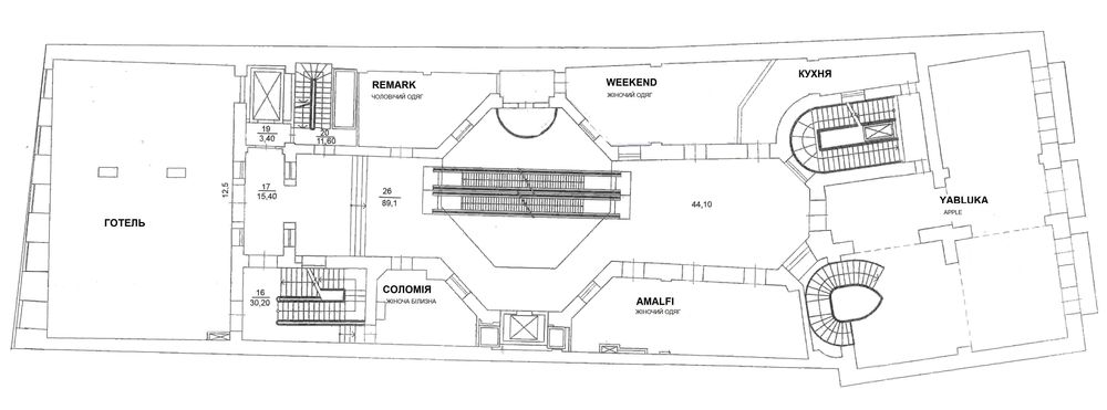 м. Львів, пр. Свободи, 27. ТЦ - готель ''Опера пасаж''