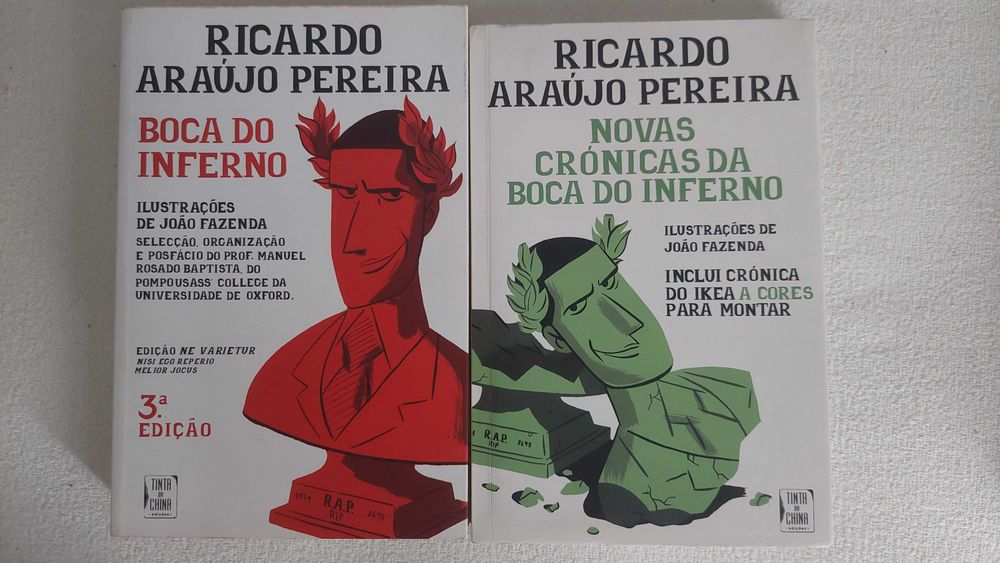 Livros - Boca do Inferno - Ricardo Araújo Pereira