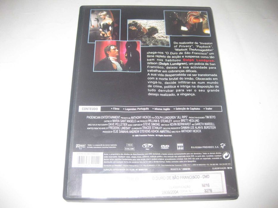 DVD "O Duro de São Francisco" com Dolph Lundgren/Raro!