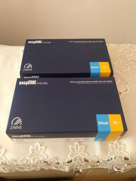 rękawiczki  jednorazowe nitrylowe- M-nowe