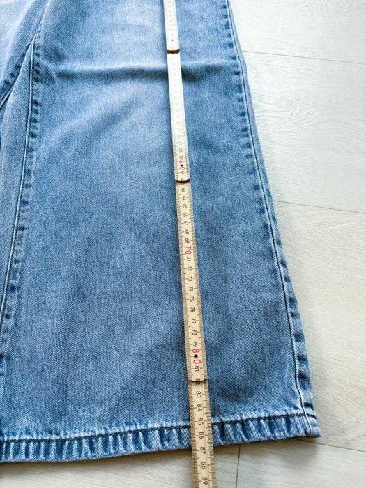 Niebieskie bardzo szerokie Jeansy Relaxed Fit Next 158 13 lat