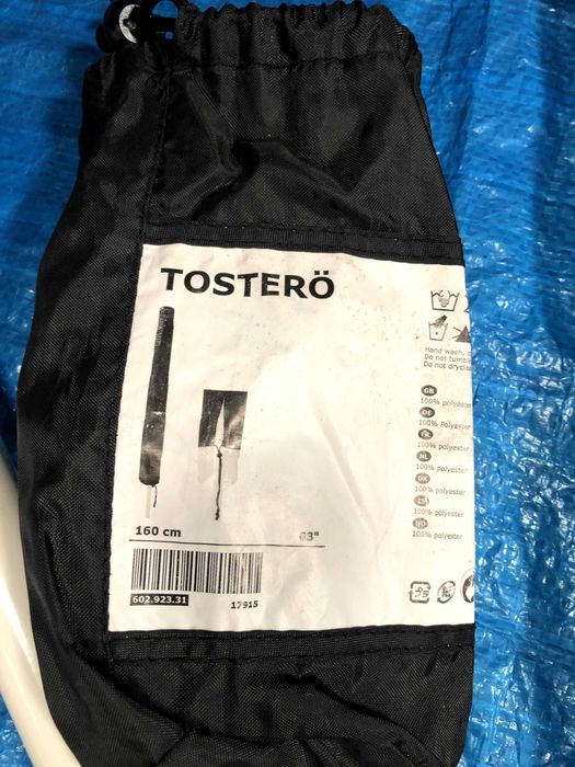 Chapéu de Sol em cor preto sem a base