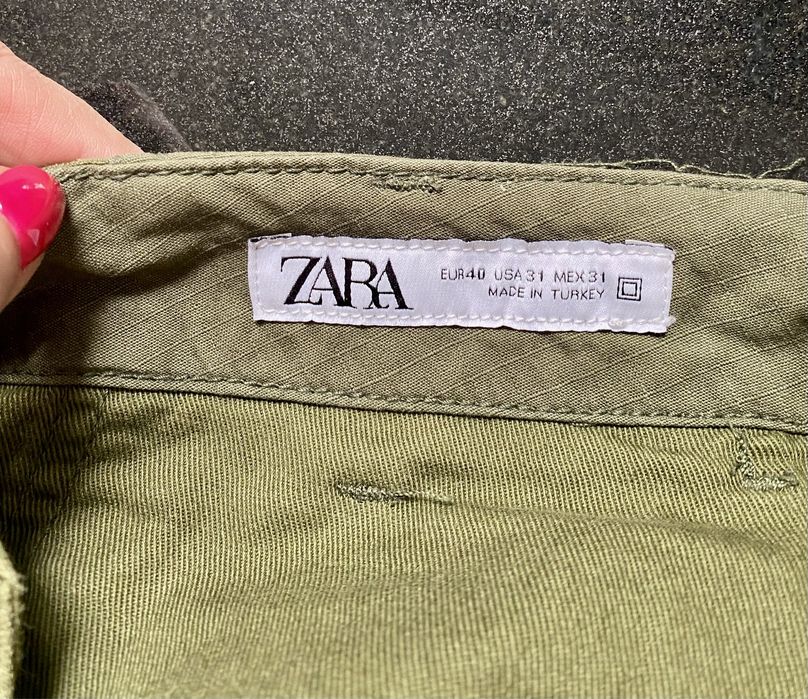 3 kolorowe spodnie Zara