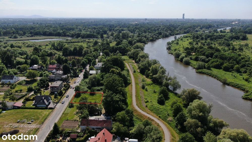 WROCŁAW, działka nad Odrą