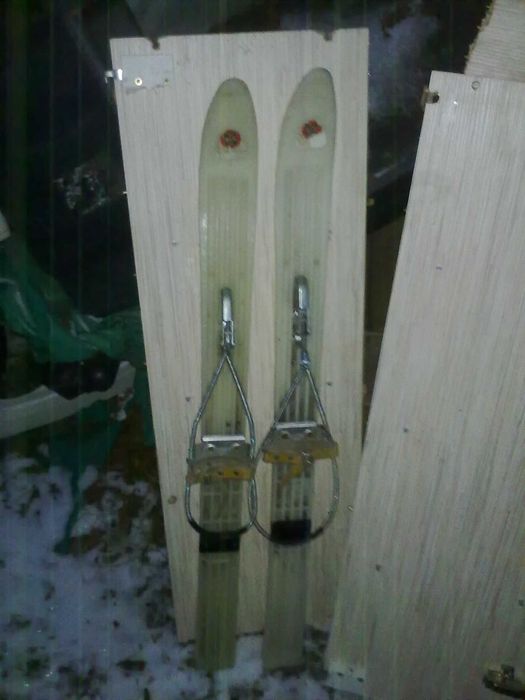 Narty dla dzieci 87 cm PRL