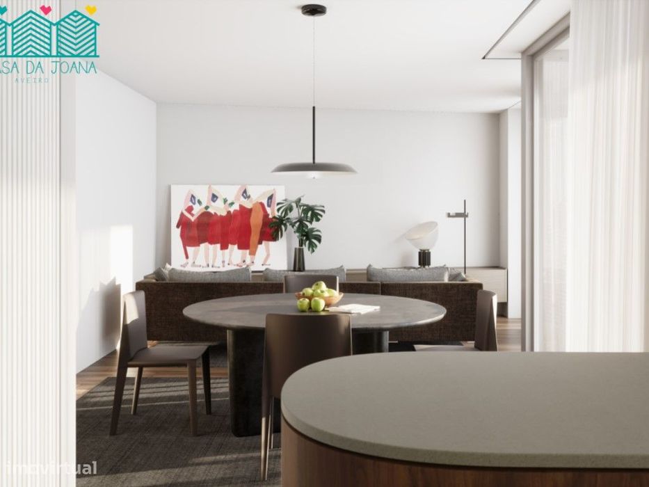 Apartamento T2 com lugares de garagem em São Bernardo