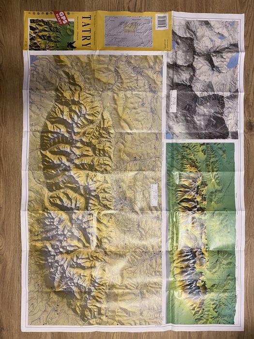 Mapa Tatr nowa, Mapy, nowe