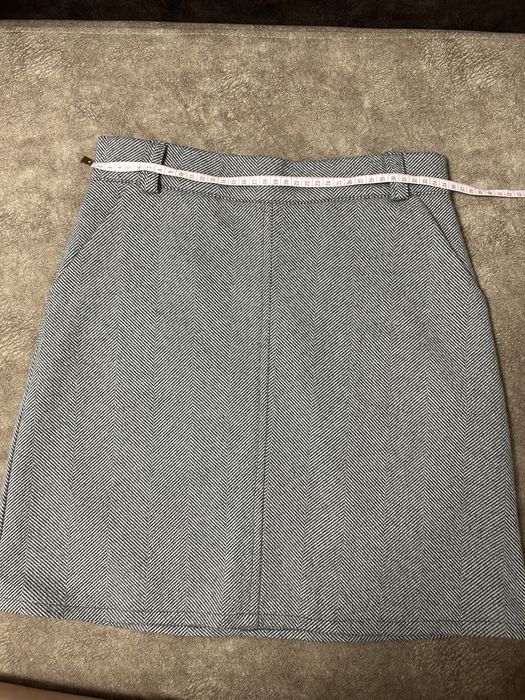 Юбка трапецыя шерстяная