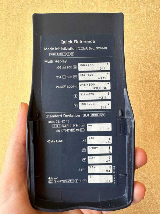 Інженерний калькулятор СASIO EATES Fx 82 MS в чудовому стані