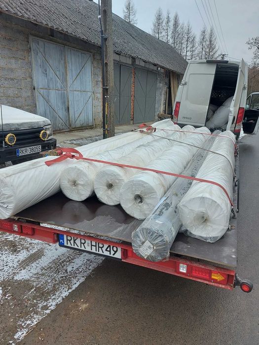 GEOWŁÓKNINA NAJSILNIEJSZA mata drogowa 3,4,5,6m  agrowłóknina